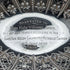 1894 British Antique Sterling Silver Earring Decoration Bowl/Dish 232g Martin Hall